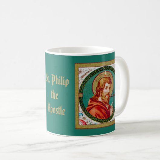 St. Philip der Apostel (JMAS 10) Kaffeetasse (VorderseiteRechts)