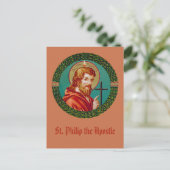 St. Philip der Apostel (JMAS 10) Postkarte (Stehend Vorderseite)