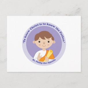 St. Philip der Apostel Postkarte