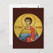 St. Philip die Deacon-Gebetskarte Postkarte (Vorne/Hinten)