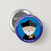 St. Philip Neri Button (Vorne & Hinten)