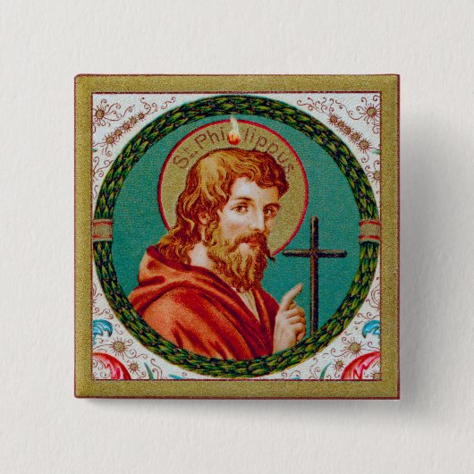St. Philip the Apostle (JMAS 10) Platz Button (Vorderseite)