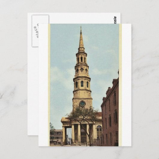 St. Philip's Church, Charleston, S.C. klassisches Postkarte (Vorne/Hinten)