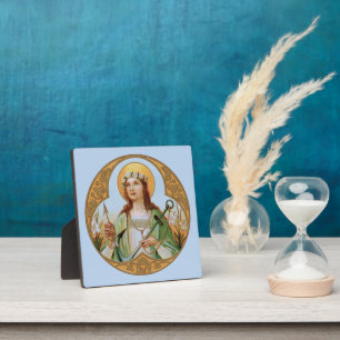 St. Philomena (BK 005) 5,25"x5,25" Platz Fotoplatte