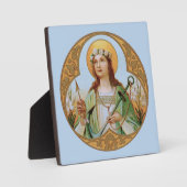 St. Philomena (BK 005) 5,25"x5,25" Platz Fotoplatte (Vorderseite)