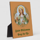 St. Philomena (BK 005) 8"x10" Vertikal Fotoplatte (Seite)