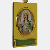 St. Philomena (BK 005) Banner-Ornament Gold (Rechts)