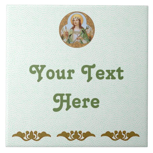 St. Philomena (BK 005) Fliese (Vorderseite)