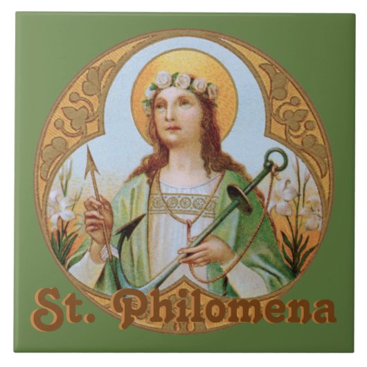 St. Philomena (BK 005) Fliese (Vorderseite)
