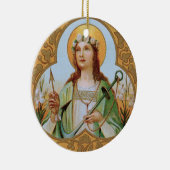 St. Philomena (BK 005) Keramik Ornament (Rechts)