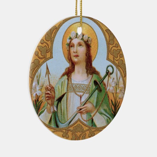 St. Philomena (BK 005) Keramik Ornament (Rechts)