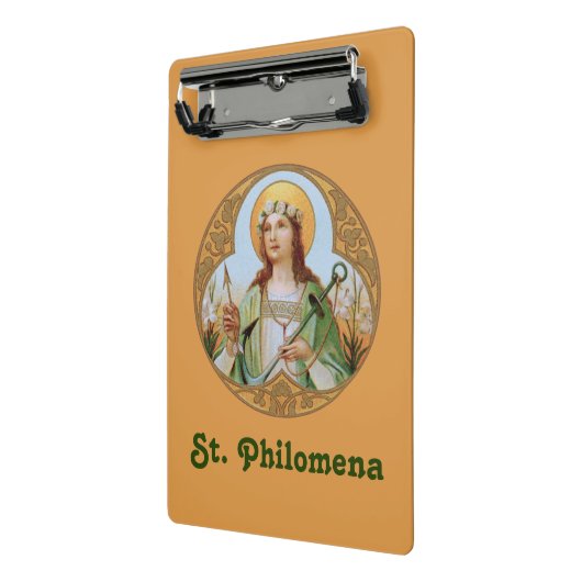 St. Philomena (BK 005) Mini Klemmbrett (Gewinkelt2)