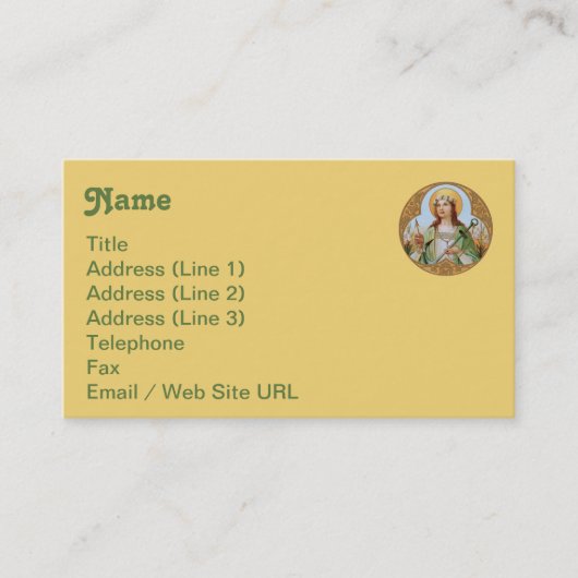 St. Philomena (BK 005) Visitenkarte (Vorderseite)