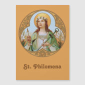 St Philomena (BK 05) 5"x7" Magnetkarte (Vorderseite)