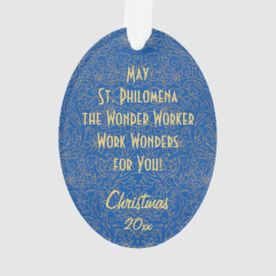 St. Philomena mit Anchor (SNV 051) Acryl Ornament