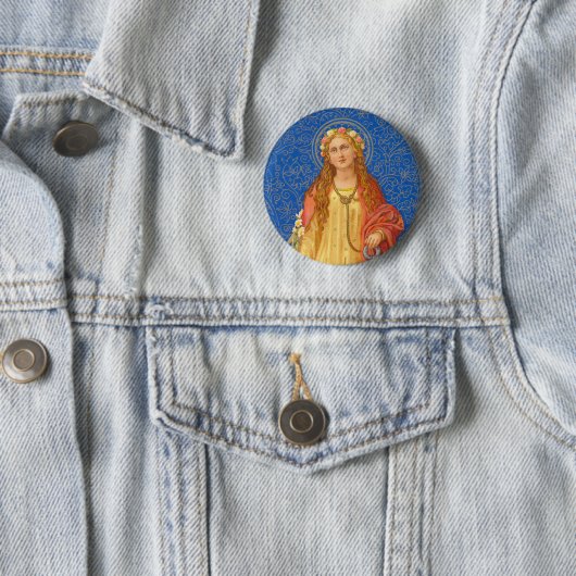 St. Philomena mit Anchor (SNV 051) Button (Beispiel)