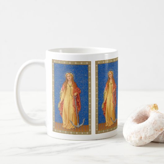 St. Philomena mit Anchor (SNV 051) Kaffeetasse (Mit Donut)