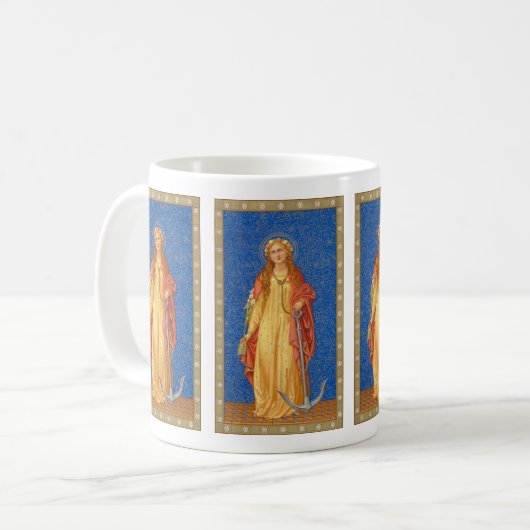 St. Philomena mit Anchor (SNV 051) Kaffeetasse (Vorderseite Links)