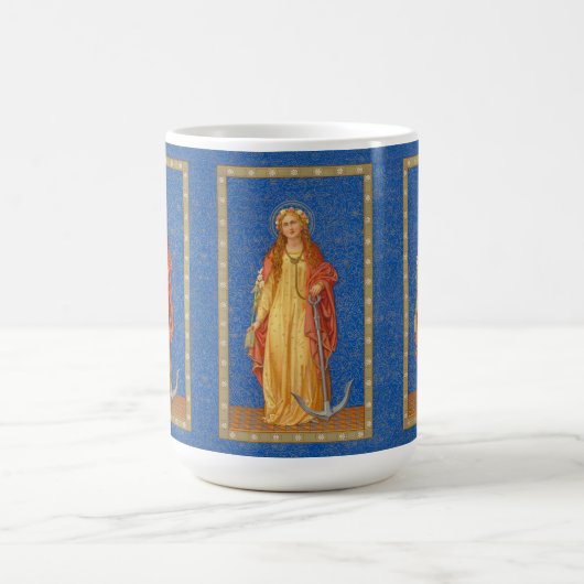 St. Philomena mit Anchor (SNV 051) Kaffeetasse (Mittel)