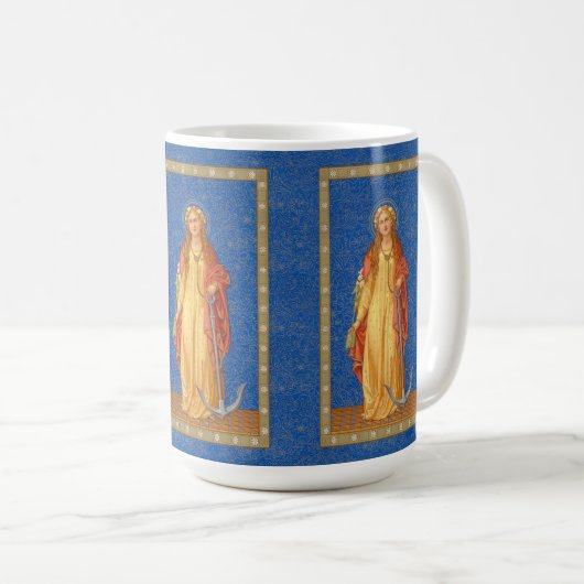 St. Philomena mit Anchor (SNV 051) Kaffeetasse (VorderseiteRechts)