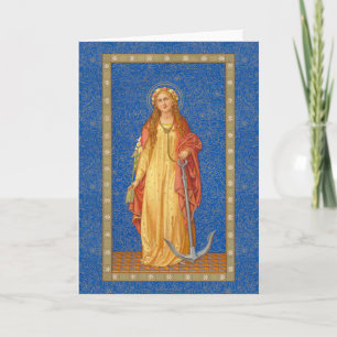 St. Philomena mit Anchor (SNV 051) Karte