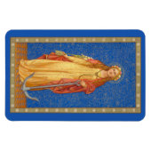 St. Philomena mit Anchor (SNV 051) Magnet (Horizontal)