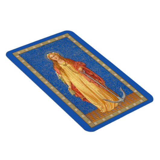 St. Philomena mit Anchor (SNV 051) Magnet (Rechte Seite)