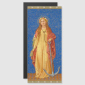 St. Philomena mit Anchor (SNV 051) Magnet (Vorne/Hinten)
