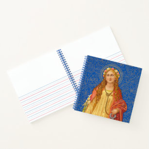 St. Philomena mit Anchor (SNV 051) Notizblock