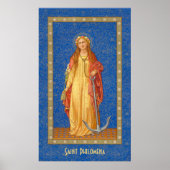 St. Philomena mit Anchor (SNV 051) Poster (Vorne)