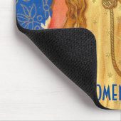 St. Philomena mit Anker (SNV 051) Mousepad (Ecke)