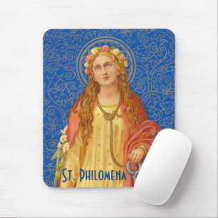 St. Philomena mit Anker (SNV 051) Mousepad