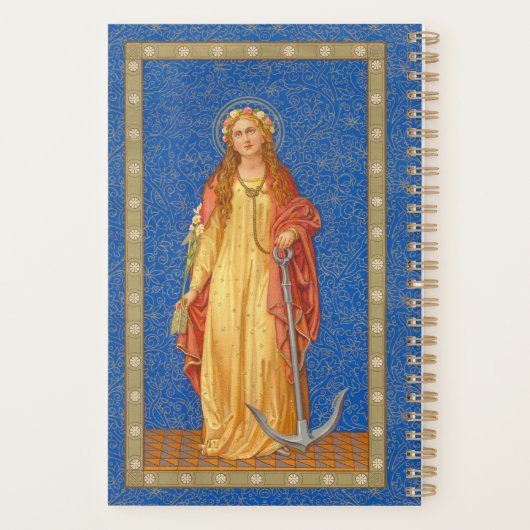 St. Philomena mit Anker (SNV 051) Planer (Rückseite)