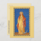 St. Philomena mit Anker (SNV 051) Postkarte (Vorne/Hinten)