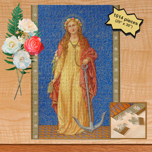 St. Philomena mit Anker (SNV 051) Puzzle
