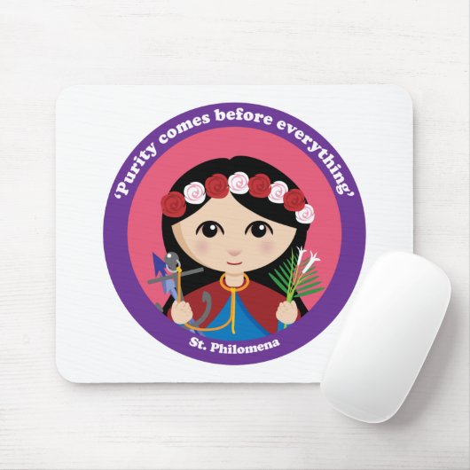 St. Philomena Mousepad (Mit Mouse)