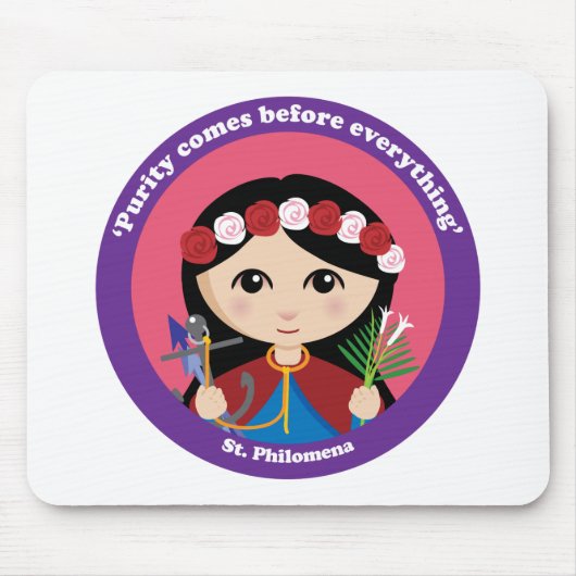 St. Philomena Mousepad (Vorne)