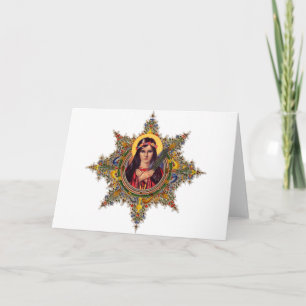 St. Philomena, Patron für Kinder und Babys Karte