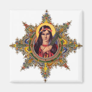 St. Philomena, Patron für Kinder und Babys Magnet