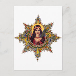 St. Philomena, Patron für Kinder und Babys Postkarte