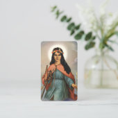 St. Philomena Patron St. Kinder Gebetskarte Visitenkarte (Stehend Vorderseite)