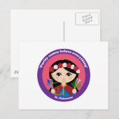 St. Philomena Postkarte (Vorne/Hinten)