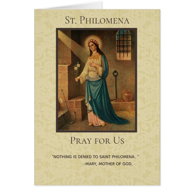 St. Philomena starkes Novena-Gebet (Vorne)