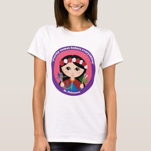 St. Philomena T-Shirt (Vorderseite)