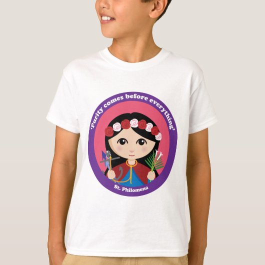 St. Philomena T-Shirt (Vorderseite)