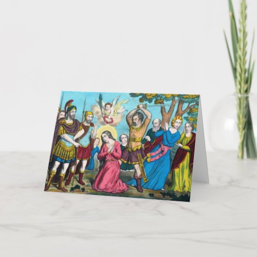 St. Philomena wird hintergangen Karte (Vorderseite)