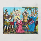 St. Philomena wird hintergangen Postkarte (Vorderseite)