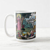 St. Philomena wird mit den Pfeilen geschossen Kaffeetasse (Links)