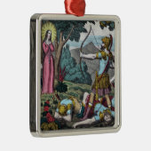 St. Philomena wird mit den Pfeilen geschossen Ornament Aus Metall (Rechts)