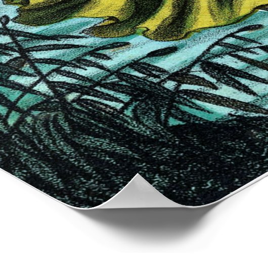 St. Philomena wird vom Ertrinken gerettet Poster (Ecke)